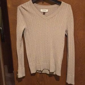 Cable knit sweater